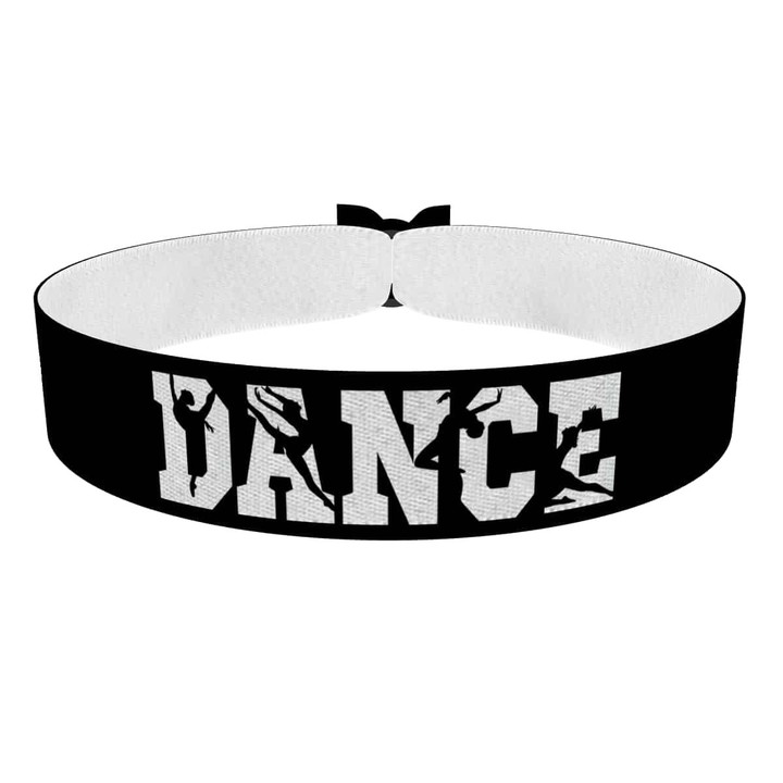 Zum Produkt Dance Stoffarmband schwarz