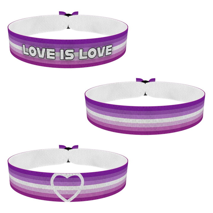 Zum Produkt 3er Set LGBTQ Femme Stoffarmband