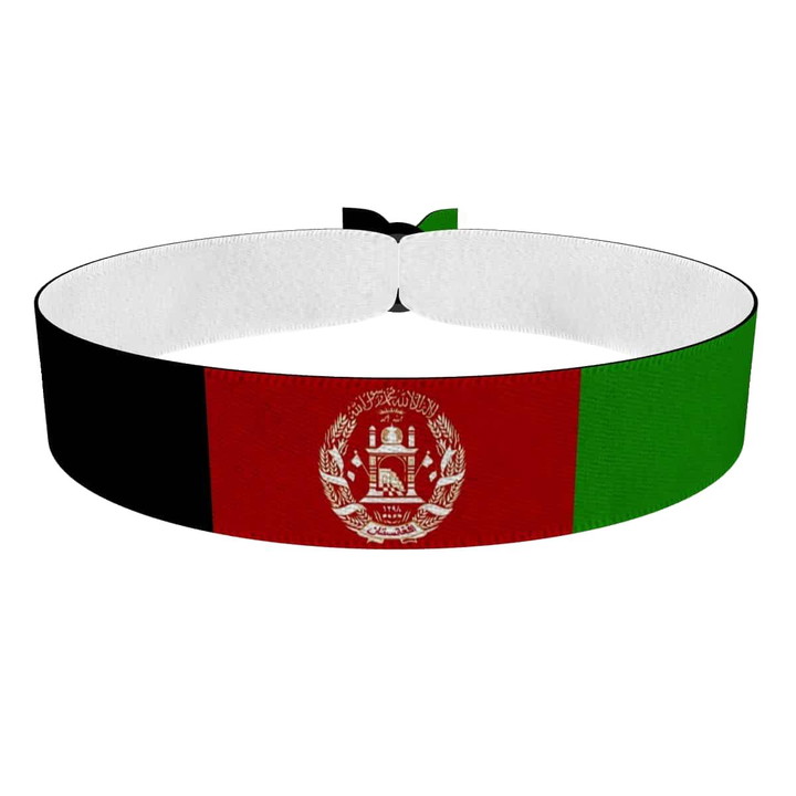 Zum Produkt Afghanistan Flagge Stoffarmband