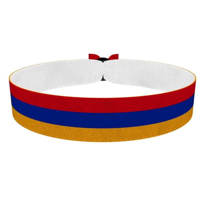 Zum Produkt Armenien Flagge Stoffarmband