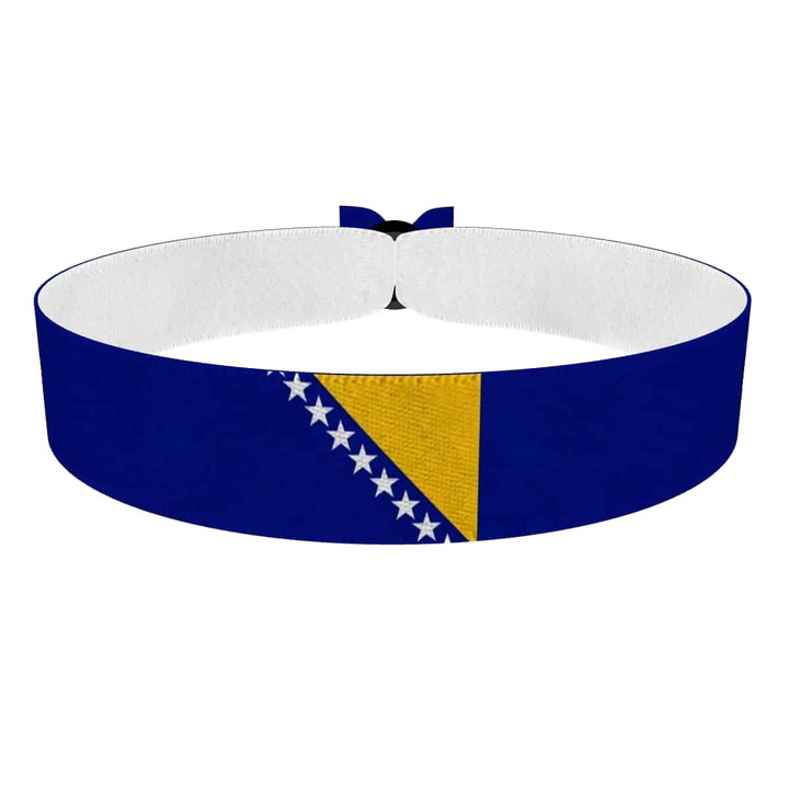 Zum Produkt Bosnien & Herzegowina Flagge Stoffarmband