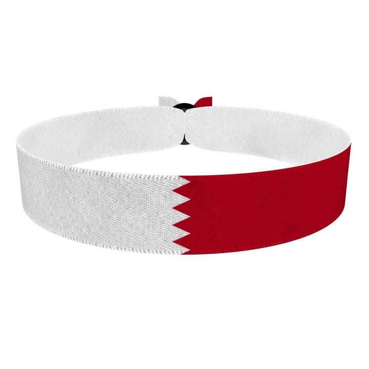 Zum Produkt Bahrain Flagge Stoffarmband