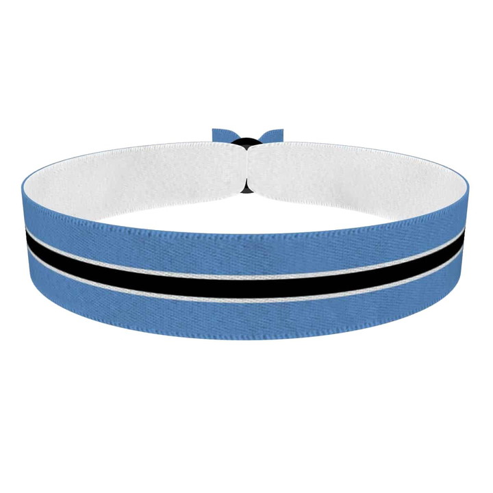 Zum Produkt Botsuana Flagge Stoffarmband
