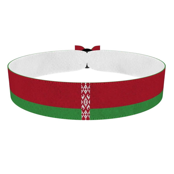 Zum Produkt Belarus Flagge Stoffarmband