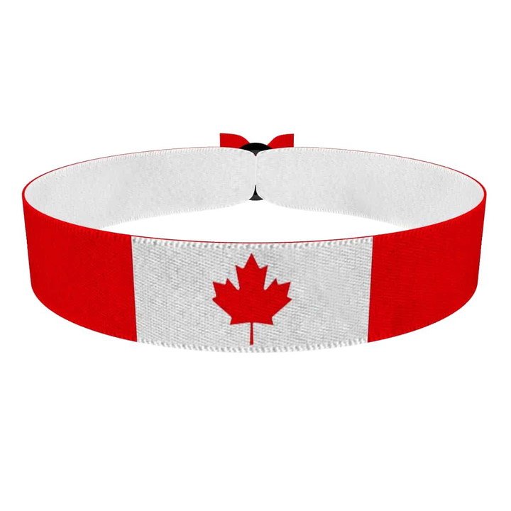 Zum Produkt Kanada Flagge Stoffarmband