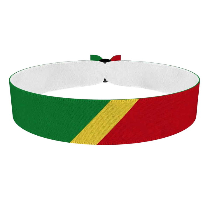 Zum Produkt Republik Kongo Flagge Stoffarmband