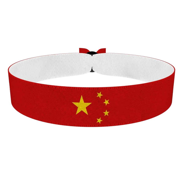 Zum Produkt China Flagge Stoffarmband
