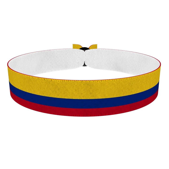 Zum Produkt Kolumbien Flagge Stoffarmband
