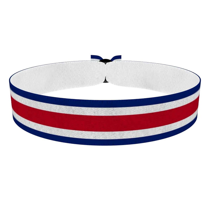 Zum Produkt Costa Rica Flagge Stoffarmband