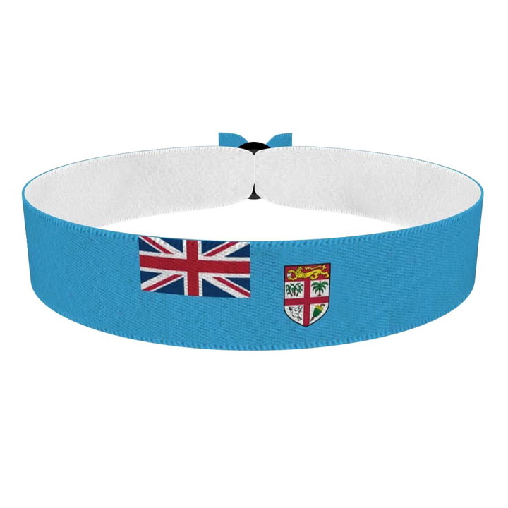 Zum Produkt Fidschi Flagge Stoffarmband