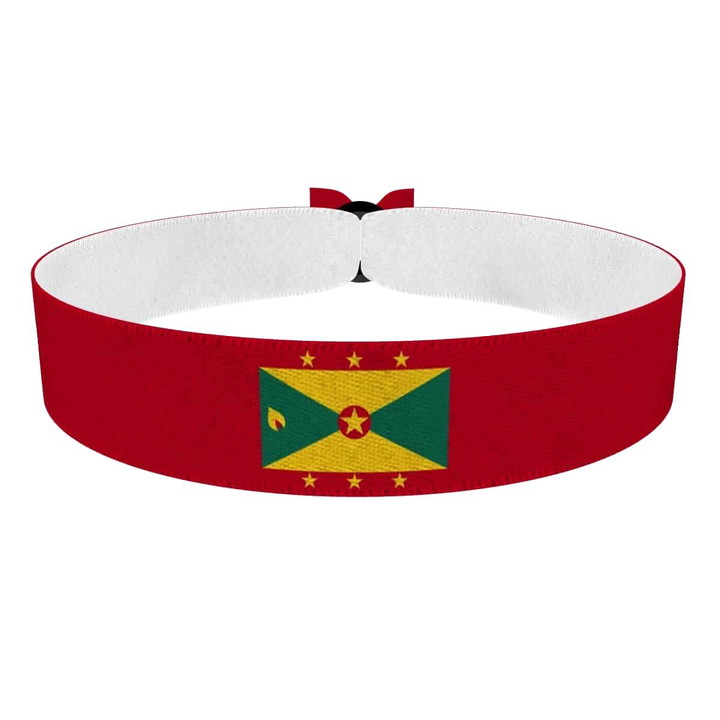 Zum Produkt Grenada Flagge Stoffarmband