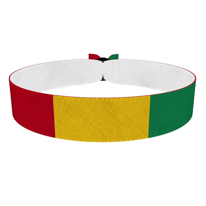 Zum Produkt Guinea Flagge Stoffarmband