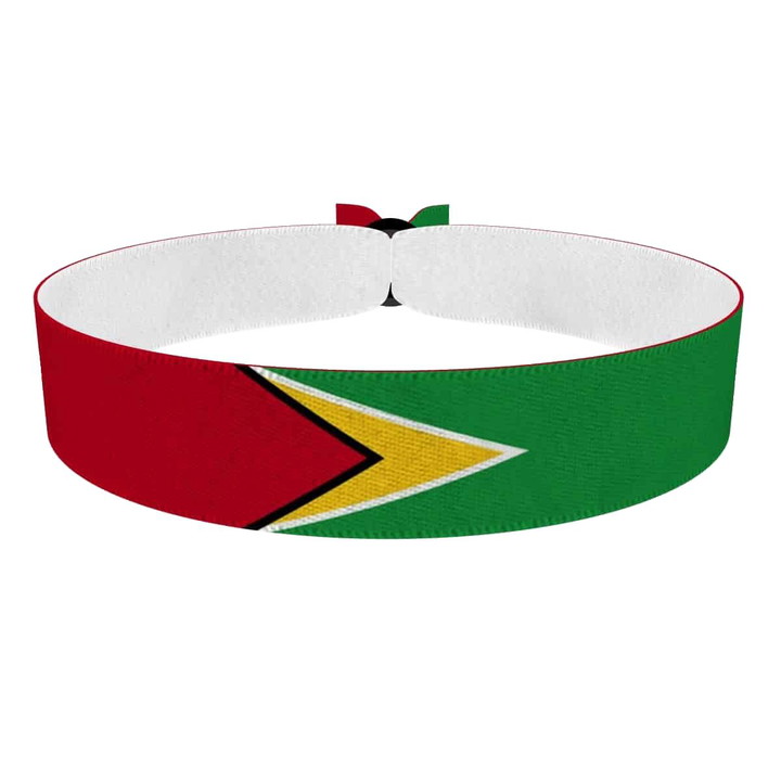 Zum Produkt Guyana Flagge Stoffarmband