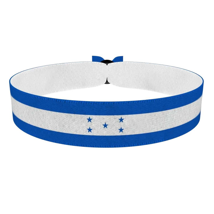 Zum Produkt Honduras Flagge Stoffarmband
