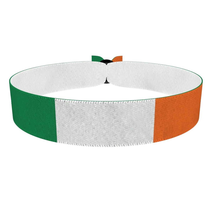 Zum Produkt Irland Flagge Stoffarmband