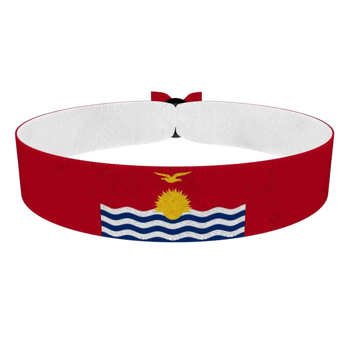 Zum Produkt Kiribati Flagge Stoffarmband