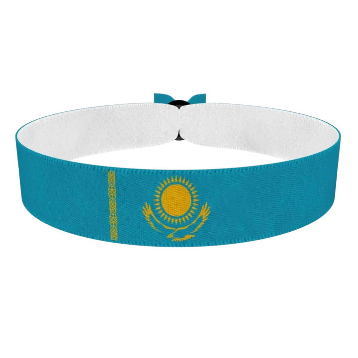 Zum Produkt Kasachstan Flagge Stoffarmband