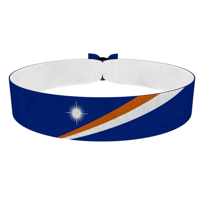 Zum Produkt Marshallinseln Flagge Stoffarmband