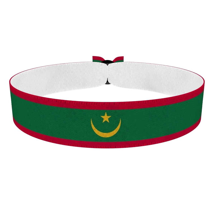 Zum Produkt Mauretanien Flagge Stoffarmband