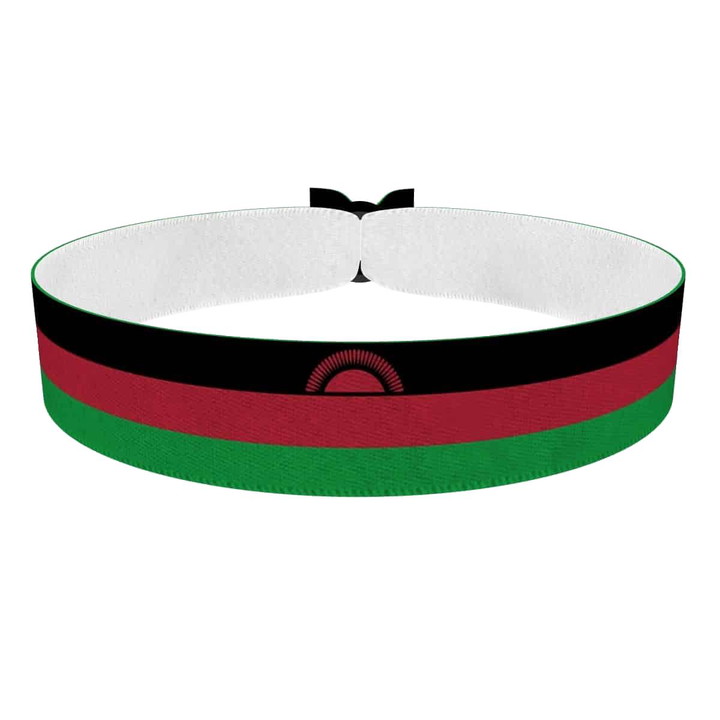 Zum Produkt Malawi Flagge Stoffarmband