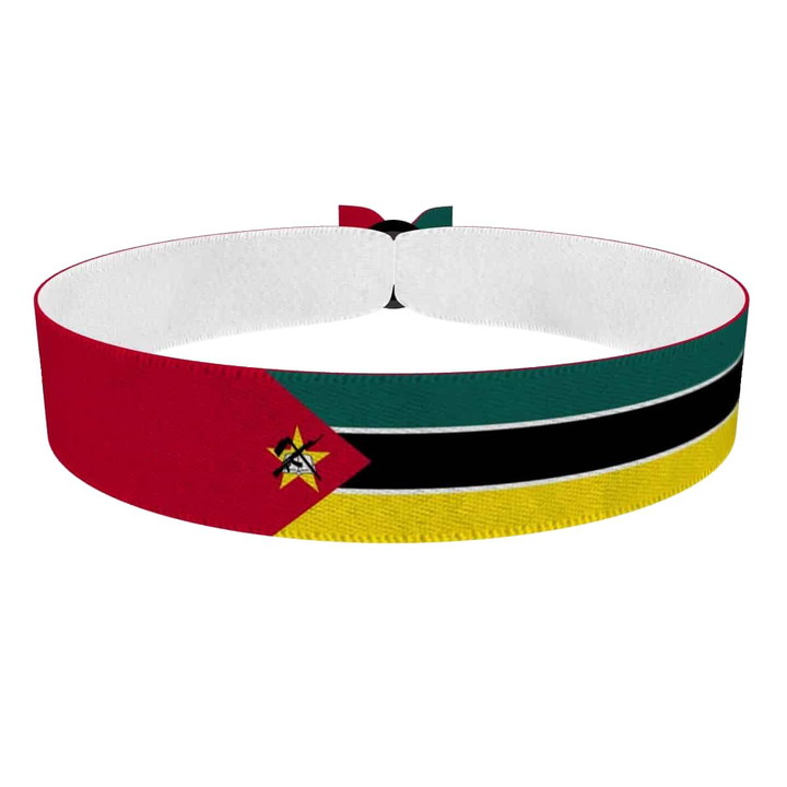 Zum Produkt Mosambik Flagge Stoffarmband