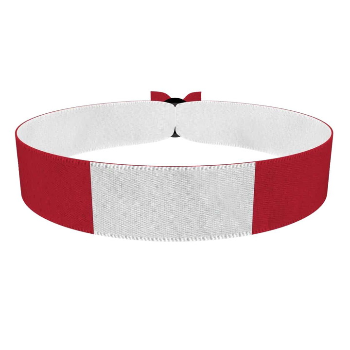 Zum Produkt Peru Flagge Stoffarmband