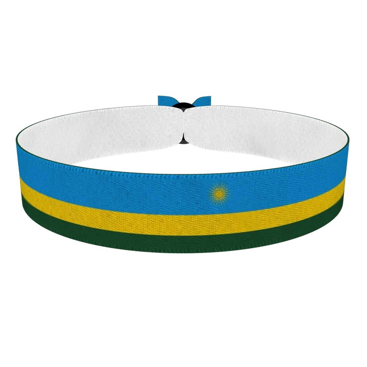 Zum Produkt Ruanda Flagge Stoffarmband