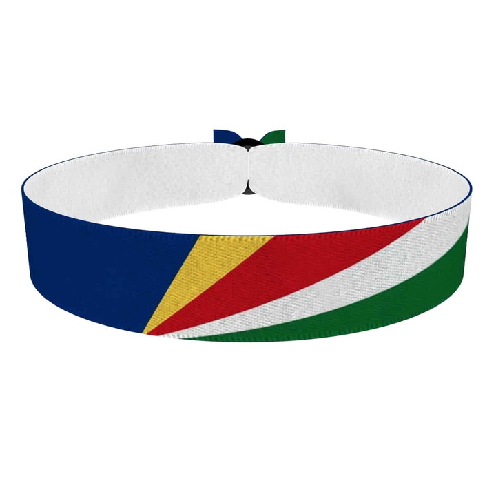 Zum Produkt Seychellen Flagge Stoffarmband