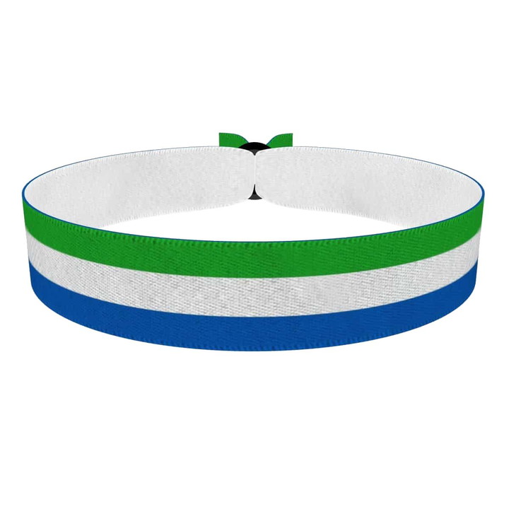 Zum Produkt Sierra Leone Flagge Stoffarmband