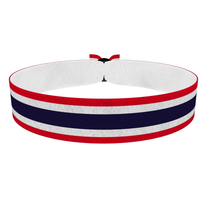 Zum Produkt Thailand Flagge Stoffarmband