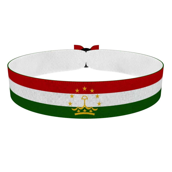 Zum Produkt Tadschikistan Flagge Stoffarmband