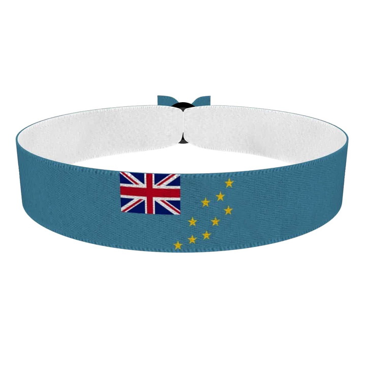 Zum Produkt Tuvalu Flagge Stoffarmband