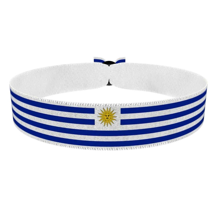 Zum Produkt Uruguay Flagge Stoffarmband