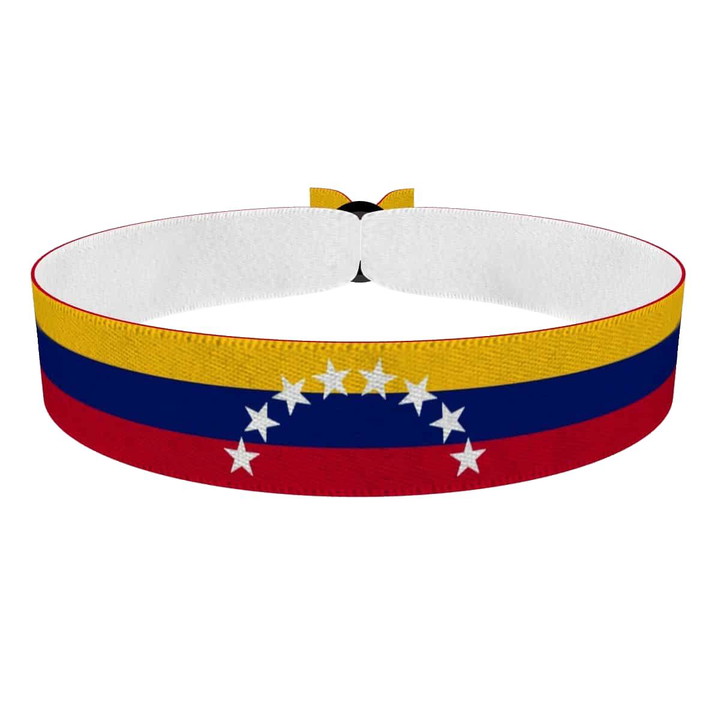 Zum Produkt Venezuela Flagge Stoffarmband