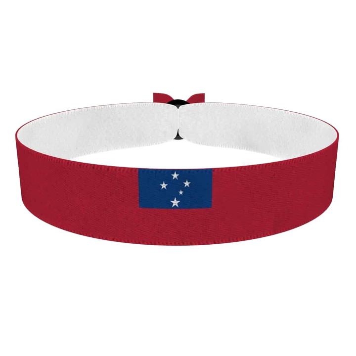 Zum Produkt Samoa Flagge Stoffarmband