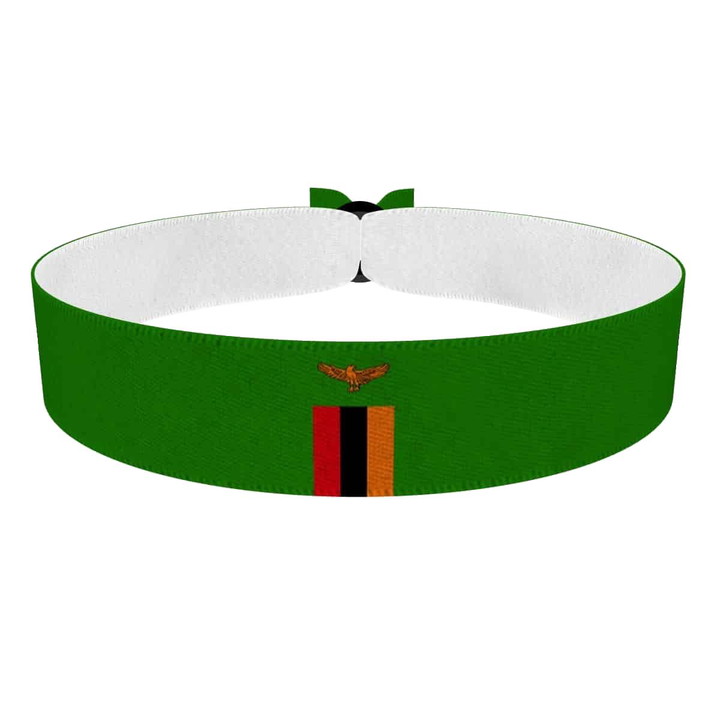 Zum Produkt Sambia Flagge Stoffarmband