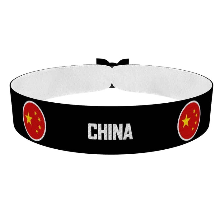 Zum Produkt China runde Flaggen Stoffarmband