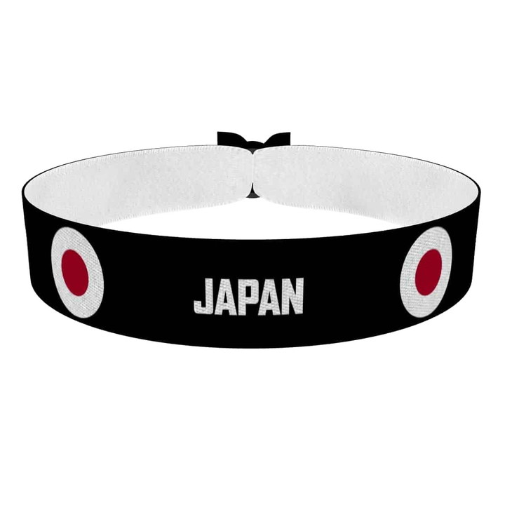 Zum Produkt Japan runde Flaggen Stoffarmband