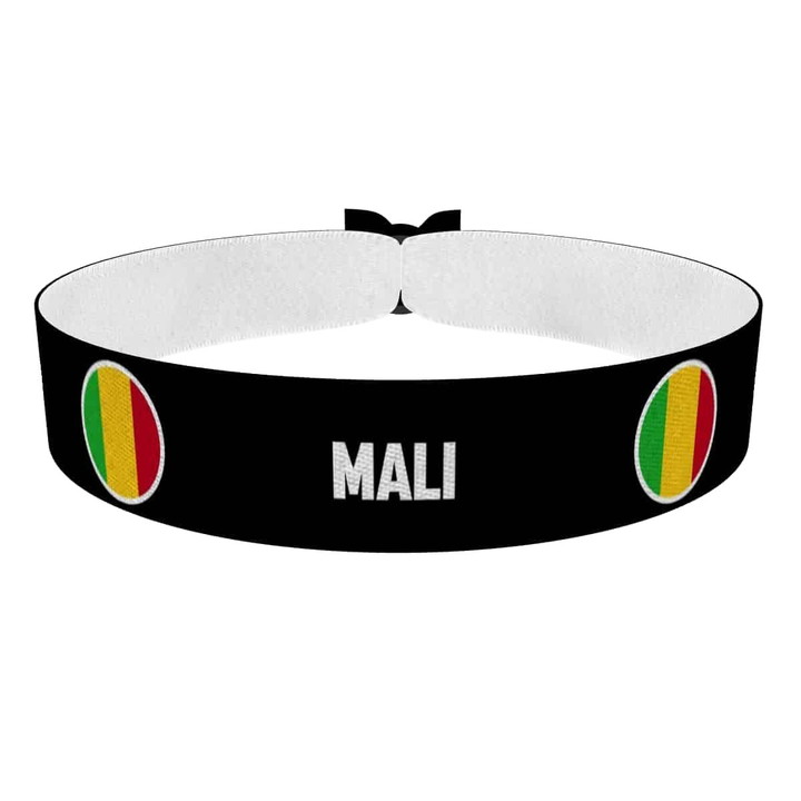 Zum Produkt Mali runde Flaggen Stoffarmband