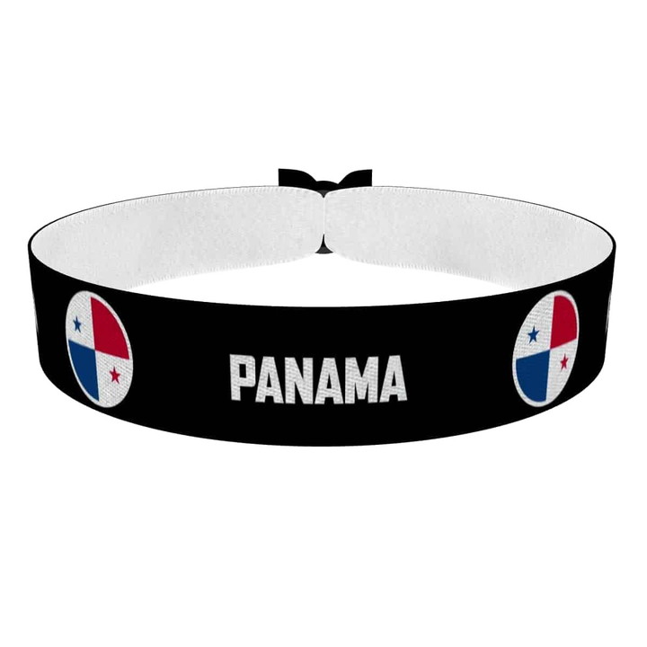 Zum Produkt Panama runde Flaggen Stoffarmband