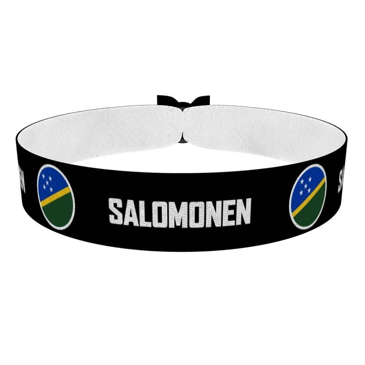 Zum Produkt Salomonen runde Flaggen Stoffarmband