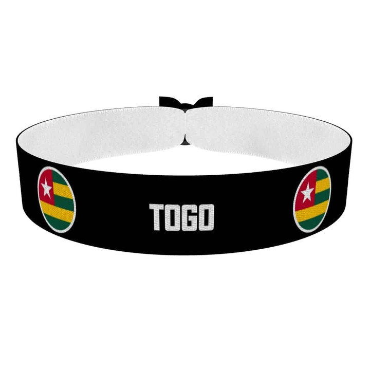 Zum Produkt Togo runde Flaggen Stoffarmband