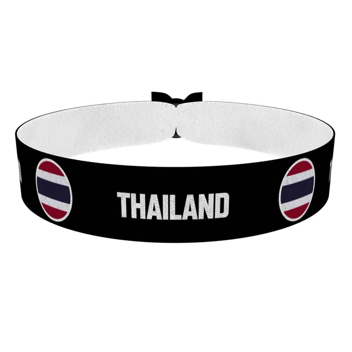 Zum Produkt Thailand runde Flaggen Stoffarmband