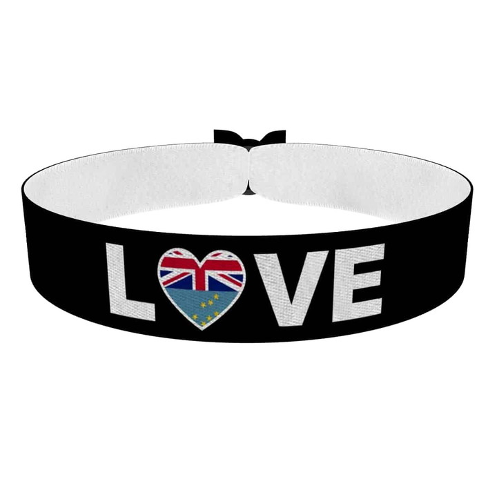 Zum Produkt Love Tuvalu Flagge Stoffarmband