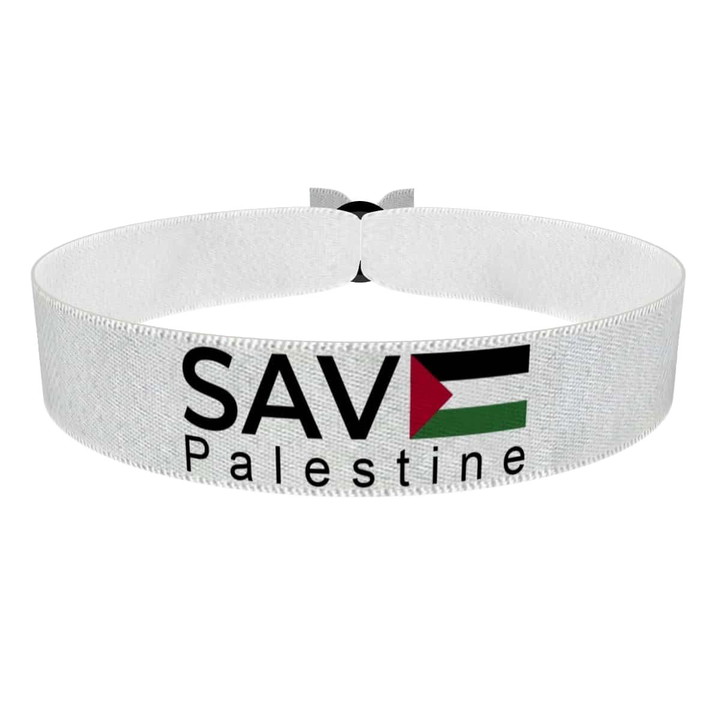 Zum Produkt Save Palestine Palästina Stoffarmband