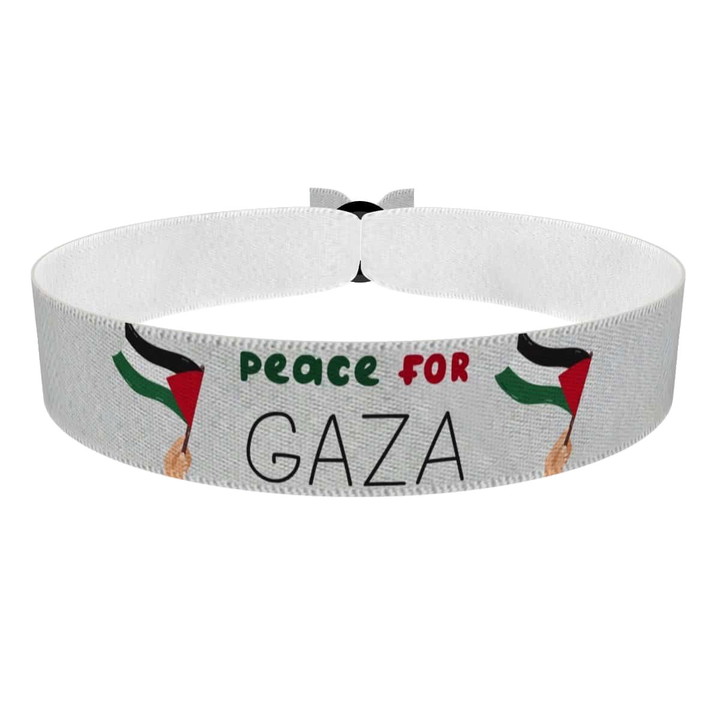 Zum Produkt Peace for Gaza Palästina Stoffarmband